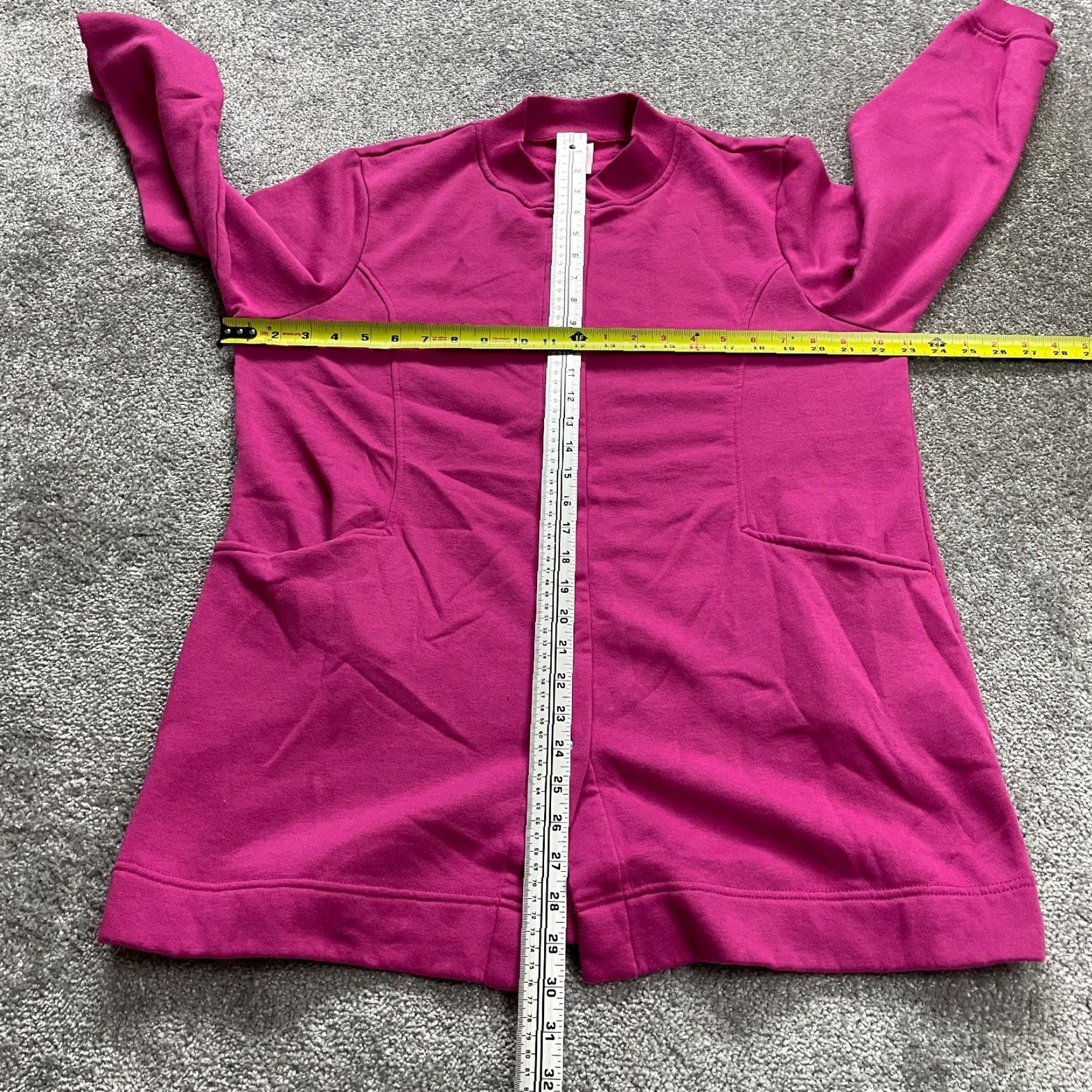 Blair Blair Jacket Womens Medium Pink Snap Button Soft Mid Length Pockets Ladies Solid Size M / US 6-8 / IT 42-44 - 6 Thumbnail
