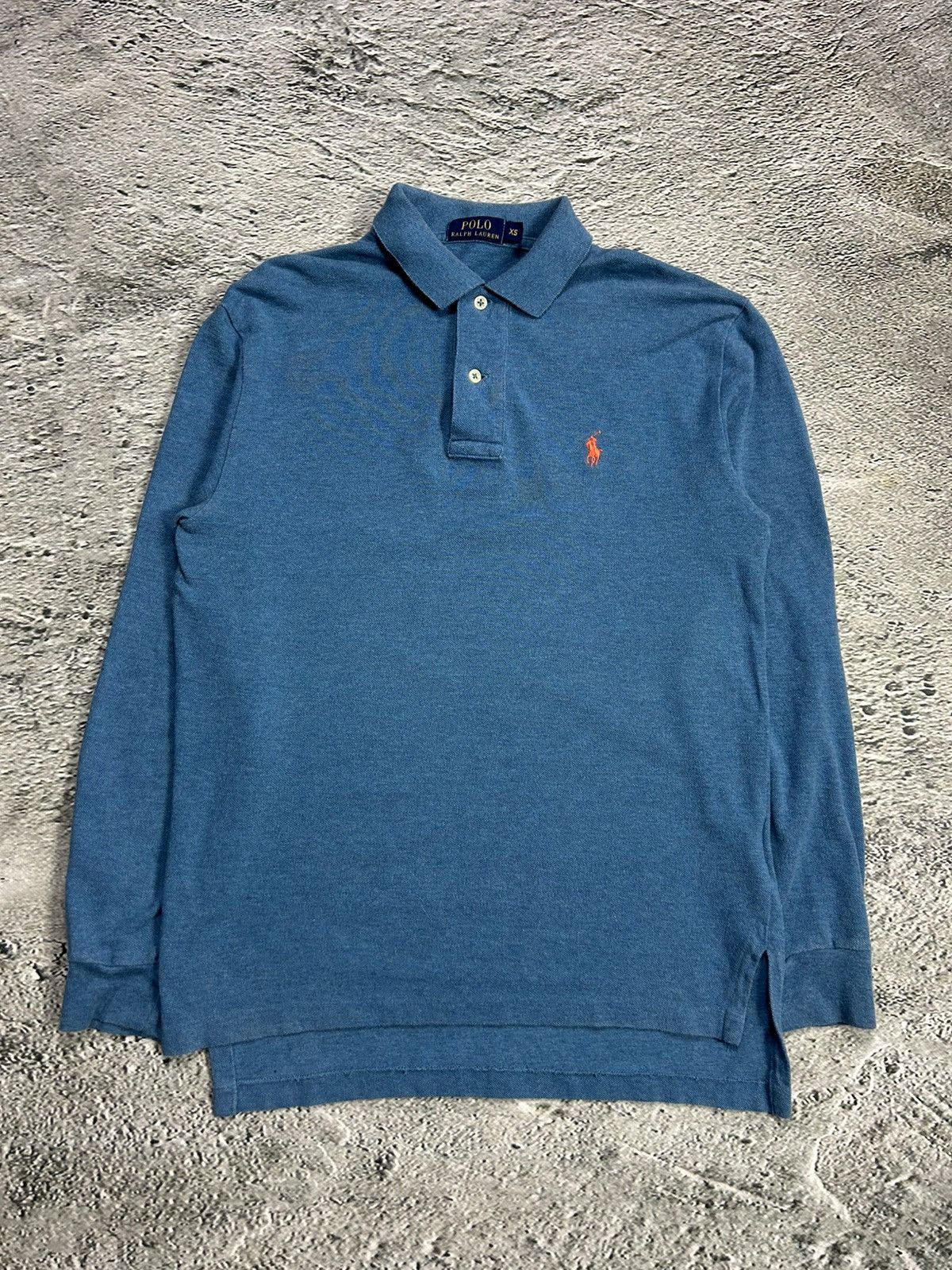 Polo Ralph Lauren × Ralph Lauren × Vintage Polo Ralph Lauren longsleeve polo rugby blue Size US XS / EU 42 / 0 - 1 Thumbnail