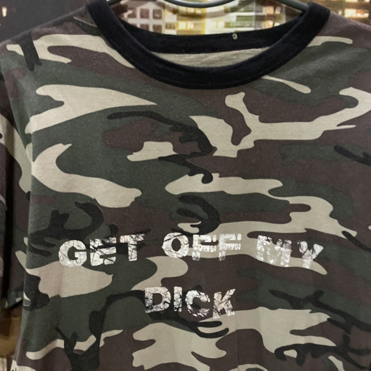 Vintage *RARE* T shirt Skater GET OFF MY DICK PORN STAR american Size US M / EU 48-50 / 2 - 3 Thumbnail
