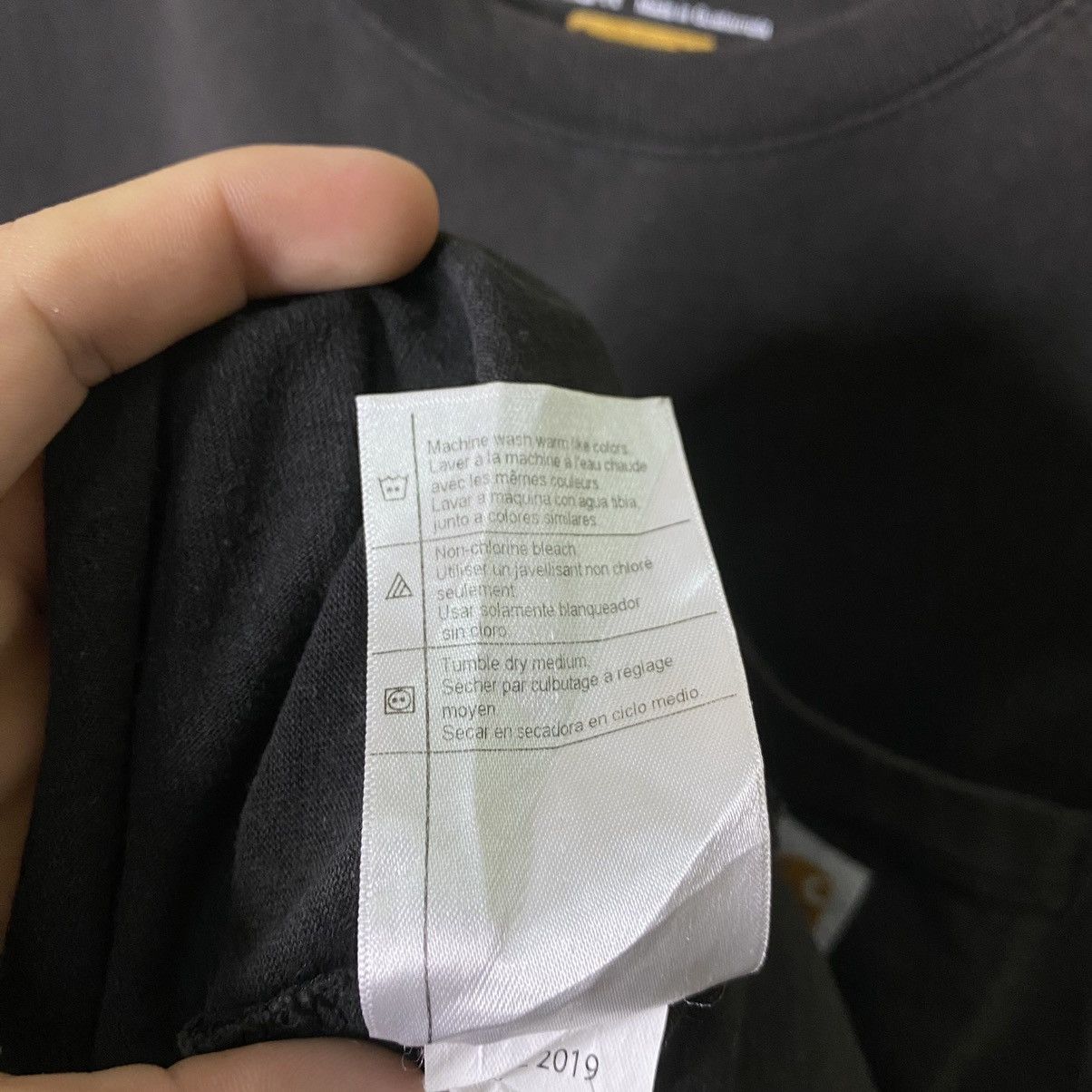 Carhartt Y2K Carhartt Single Pocket Essential Sunfaded Tee Size US S / EU 44-46 / 1 - 6 Thumbnail