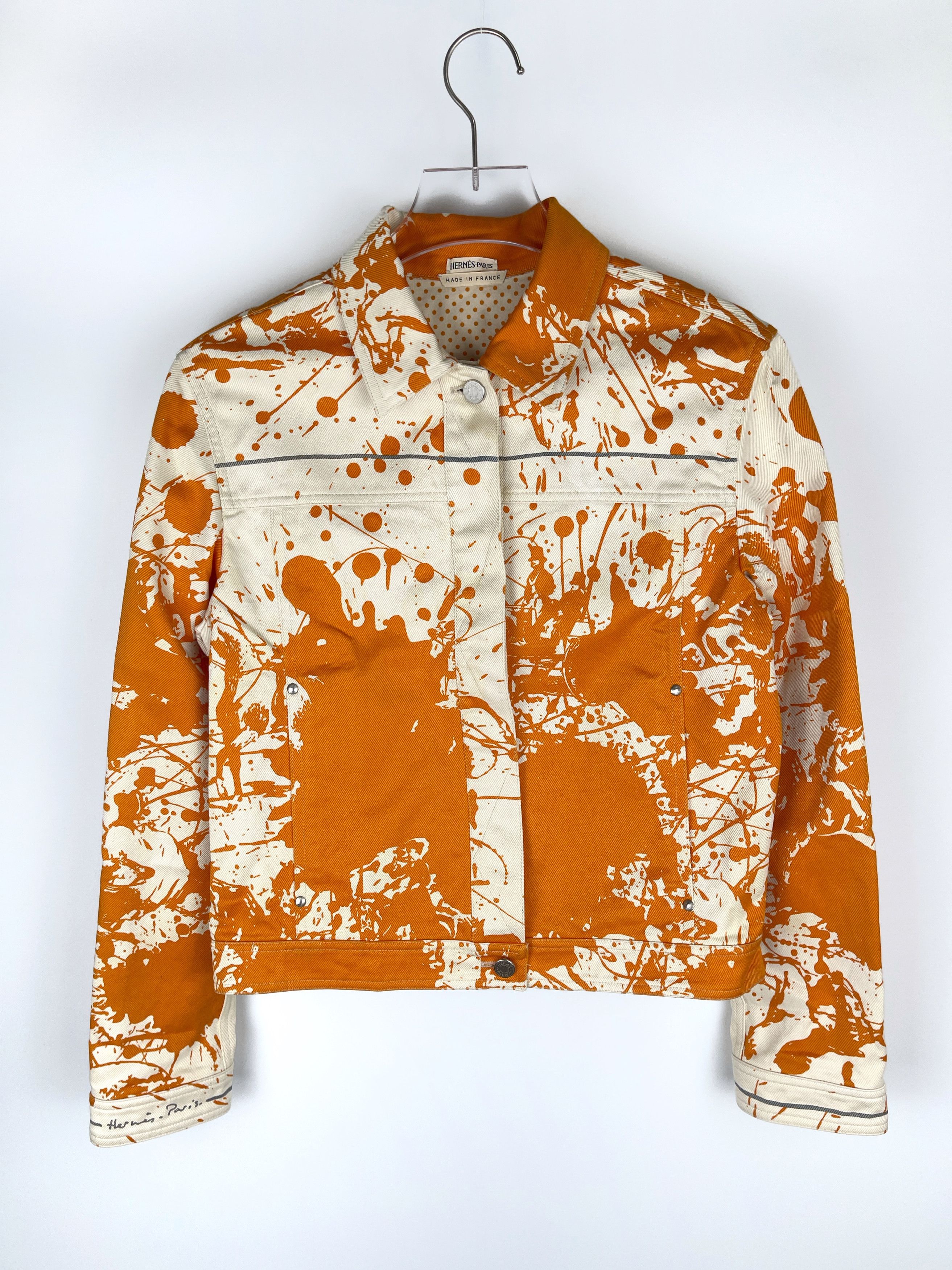 Hermes × Maison Margiela Hermes S/S2004 Cheval Suprise Trucker Jacket Size US S / EU 44-46 / 1 - 1 Thumbnail