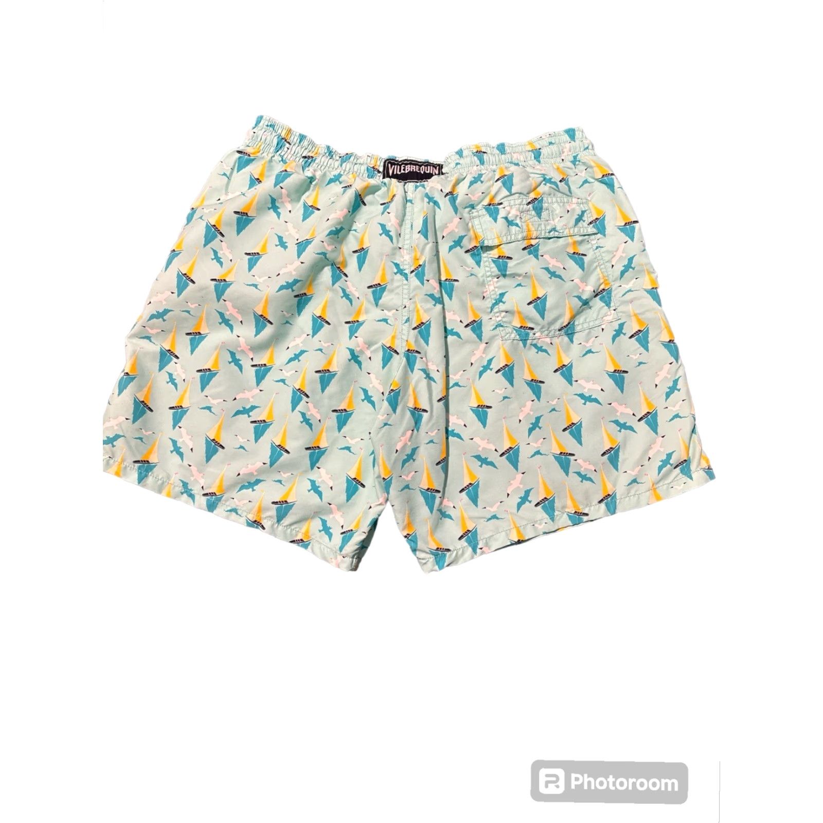 Vilebrequin Vilebrequin Bateaux Sur L'eau Moorea Trunks Lagon XXL W/Dustbag - Beach, Tropical, Multicolor, 50/50 Cotton-Poly Short Trunks Men, Quick Dry Size US 39 - 5 Thumbnail