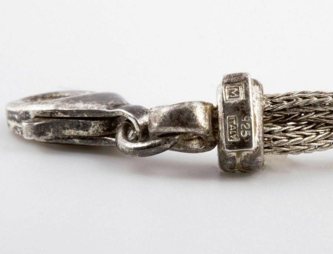 Other Woven Sterling Silver Snake and Ball Bead Necklace Size ONE SIZE - 6 Thumbnail