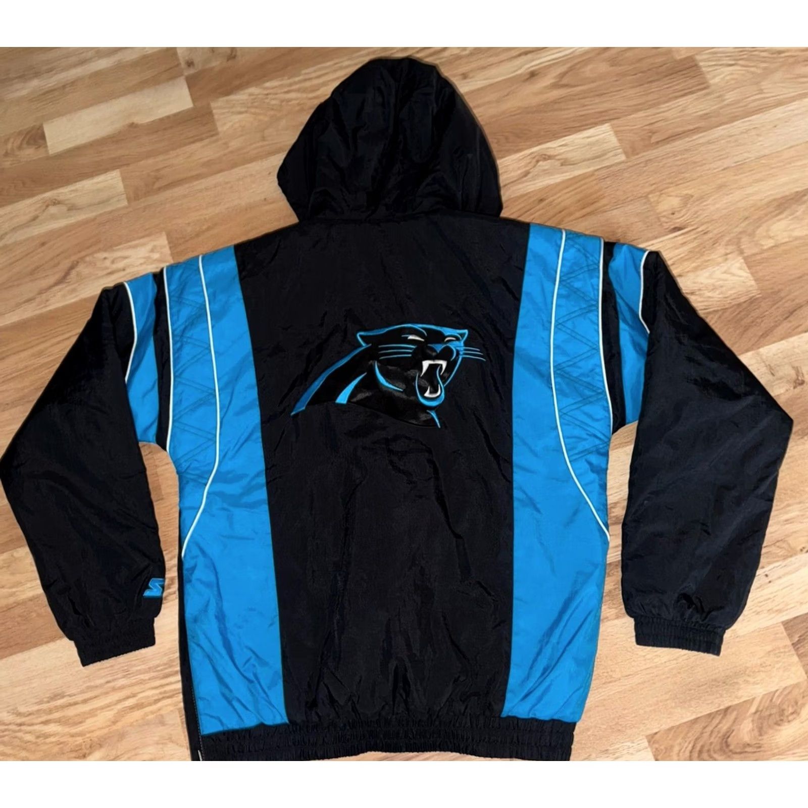 Starter Starter NFL Carolina Panthers Hooded Jacket Pullover Half Zip Multicolor Size S Mens Size US S / EU 44-46 / 1 - 4 Thumbnail