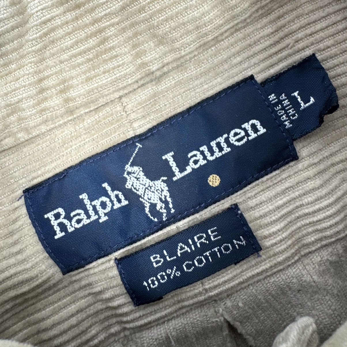 Polo Ralph Lauren Vintage Polo Ralph Lauren Velvet Button Up Shirt Overshirt Size US L / EU 52-54 / 3 - 7 Thumbnail