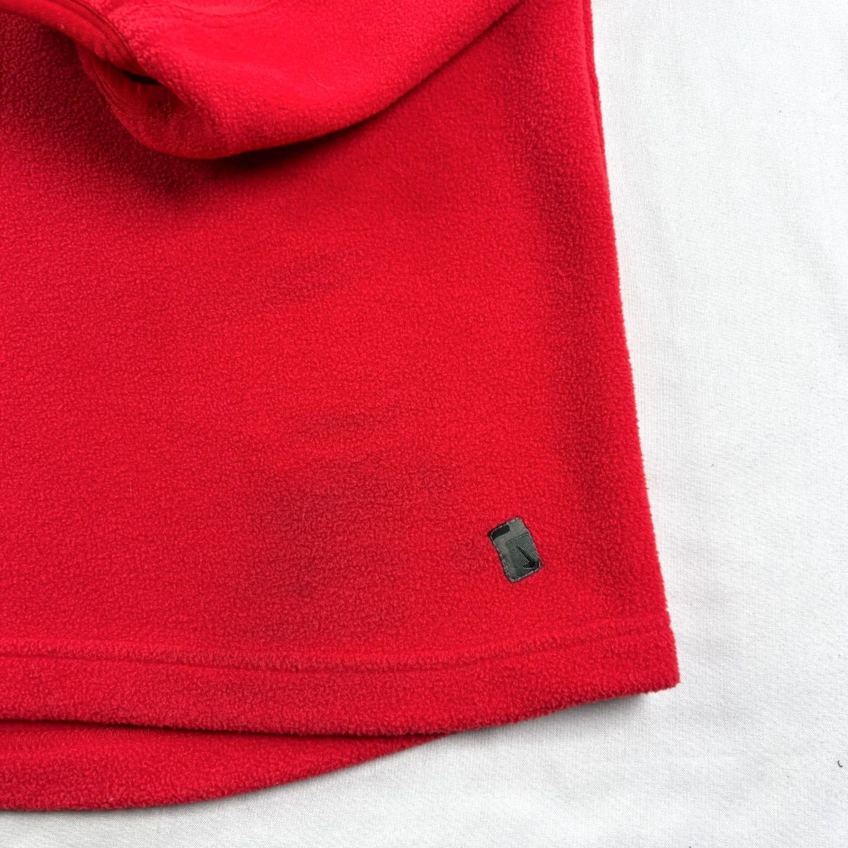 Nike VINTAGE Nike Sweatshirt Mens XL Red Fleece 1/4 Zip Pullover Spell Out Y2K Size US XL / EU 56 / 4 - 3 Thumbnail
