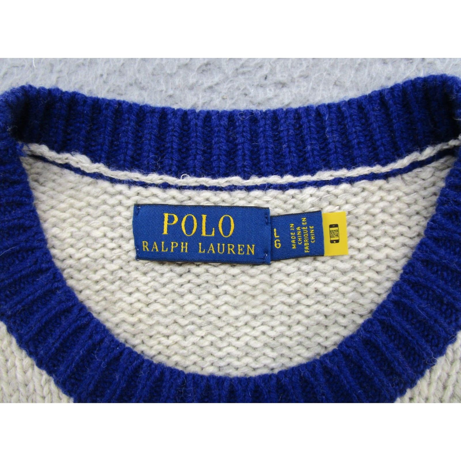Ralph Lauren Polo Ralph Lauren Wool Blend Patch Colorful Knit Pullover Sweater Men Size L Size US L / EU 52-54 / 3 - 3 Thumbnail
