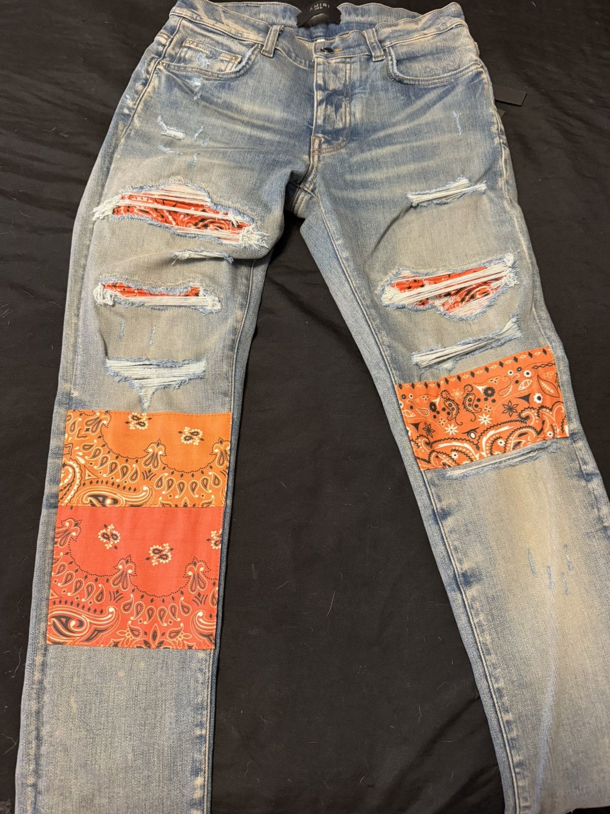 Amiri Amiri Jeans Orange patch Size US 29 - 1 Thumbnail