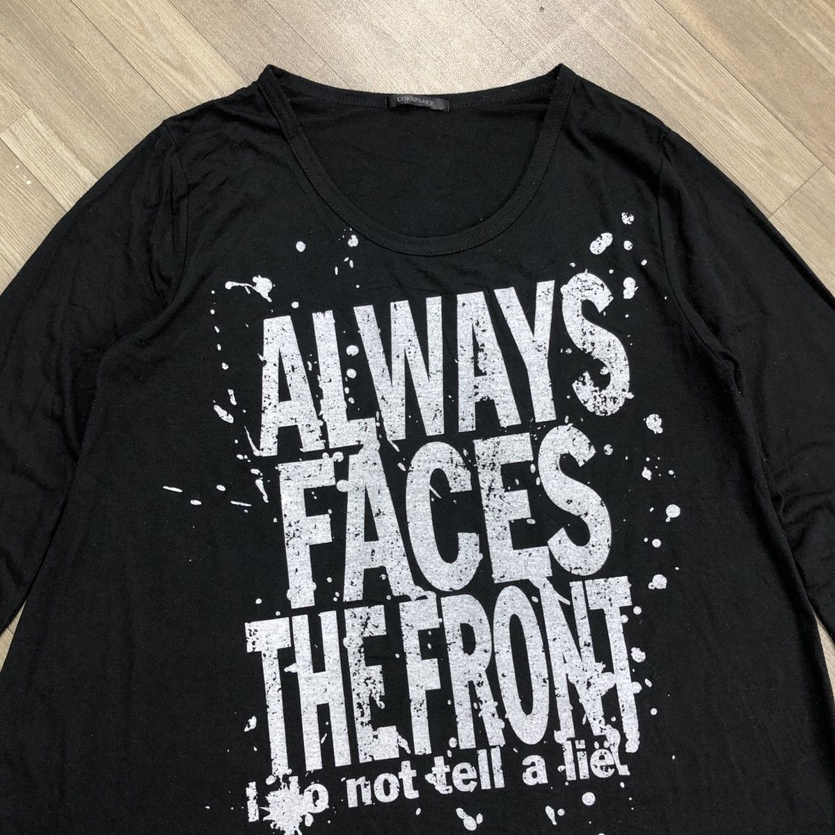 If Six Was Nine × Japanese Brand × Le Grande Bleu (L.G.B.) 2000s Always Faces The Front Cross Punk LGB Style Longsleeve Size US M / EU 48-50 / 2 - 2 Thumbnail