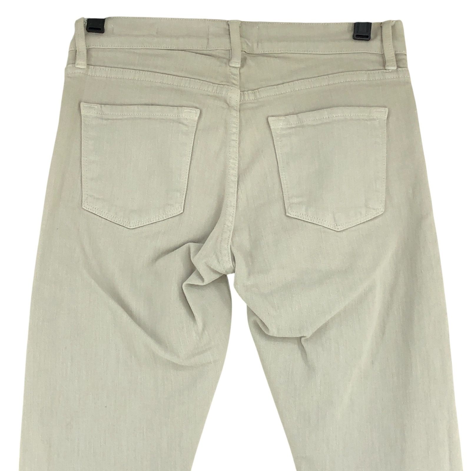 Frame Frame Size 25 Jeans Le Garcon Stretch Cropped Stone Cotton Size 28" / US 6 / IT 42 - 8 Thumbnail