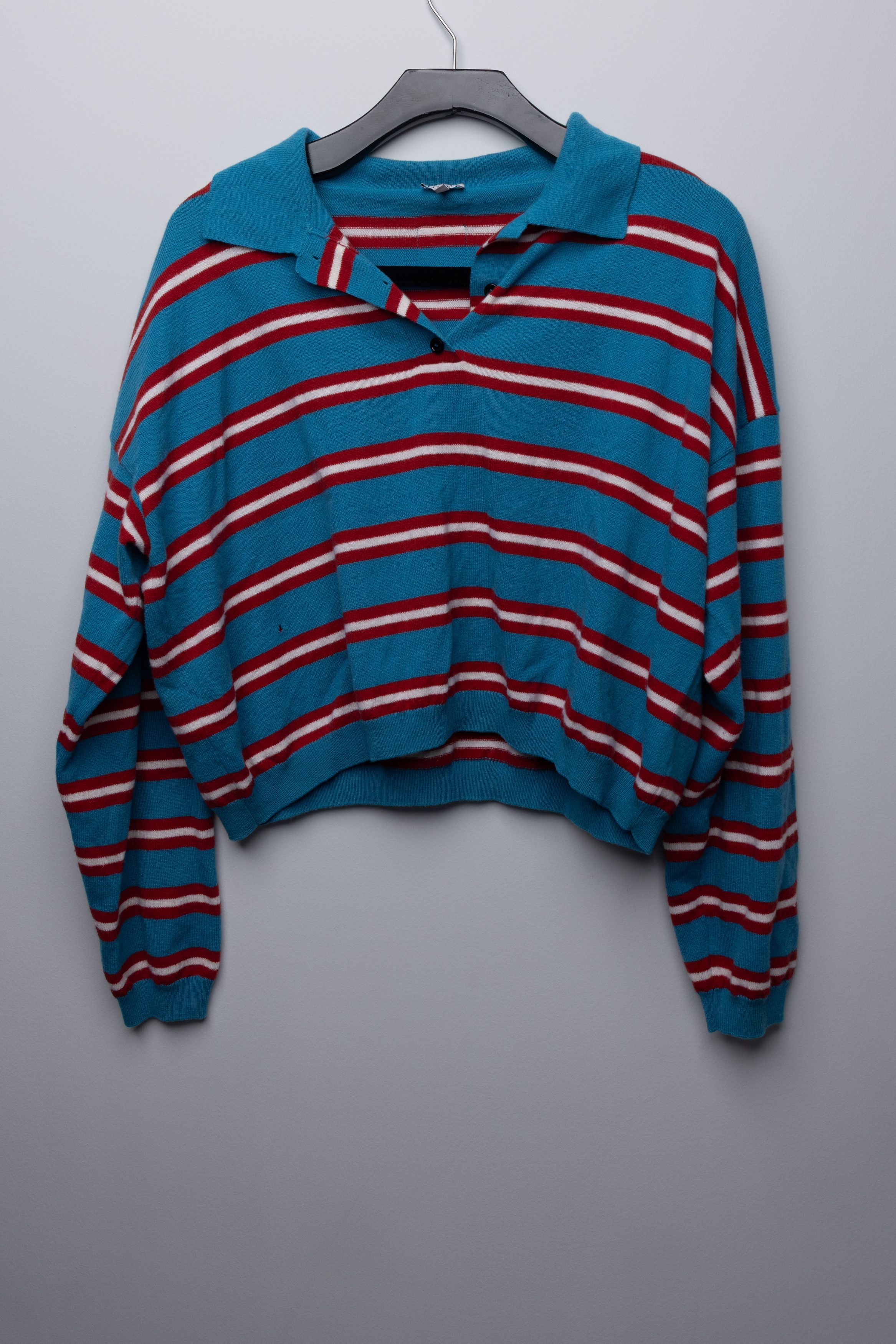 Loewe Loewe Stripe Polo Collar Wool Sweater Size M / US 6-8 / IT 42-44 - 1 Thumbnail