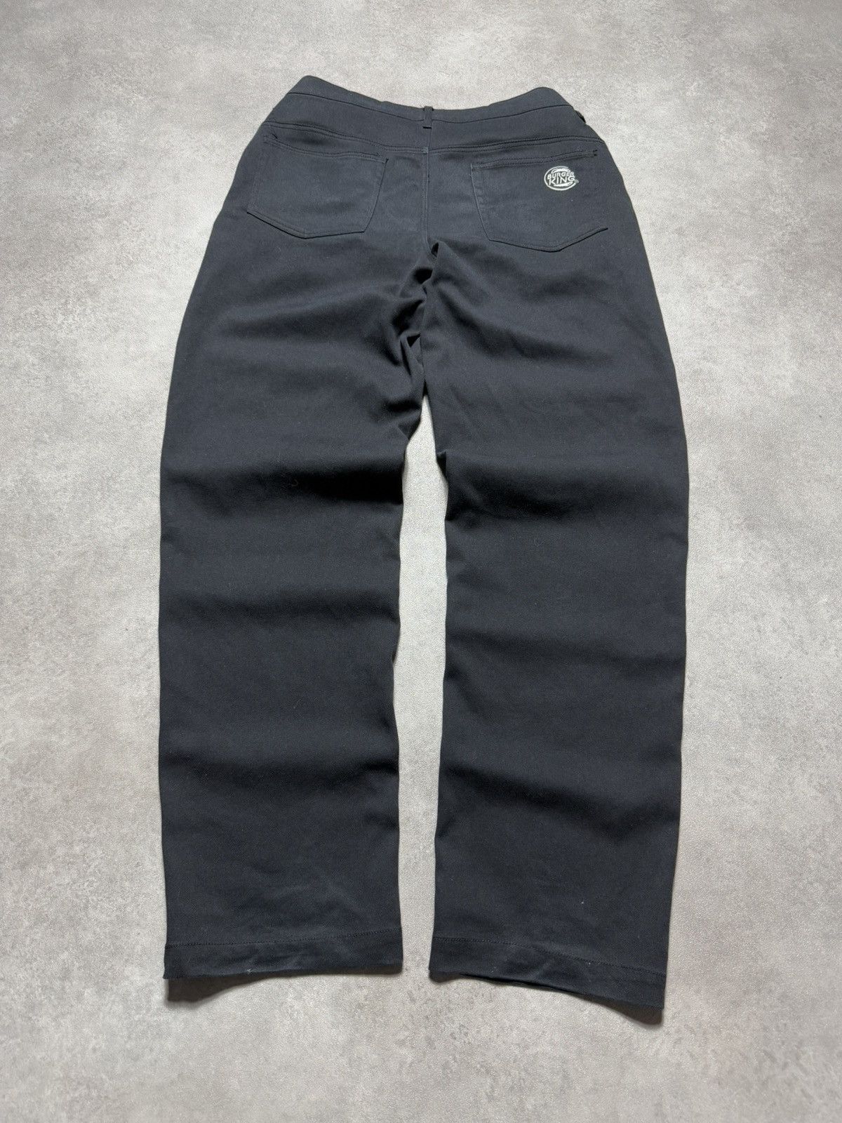 Designer × Japanese Brand Burger King Pant Ballon Loose Fit Black Oversize Fit Size US 32 / EU 48 - 1 Thumbnail