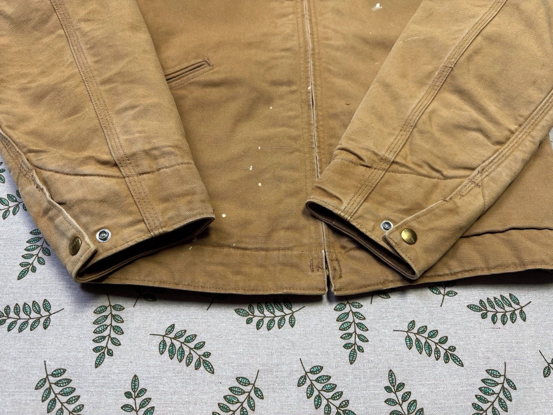 Carhartt Vintage Carhartt 6BLJ Brown Detroit Jacket 38/S Size US S / EU 44-46 / 1 - 3 Thumbnail