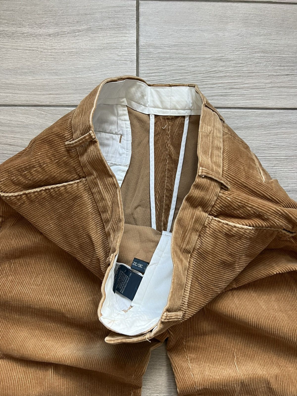 Ralph Lauren 90s Polo Ralph Lauren Brown Corduroy Pants Size US 36 / EU 52 - 4 Thumbnail