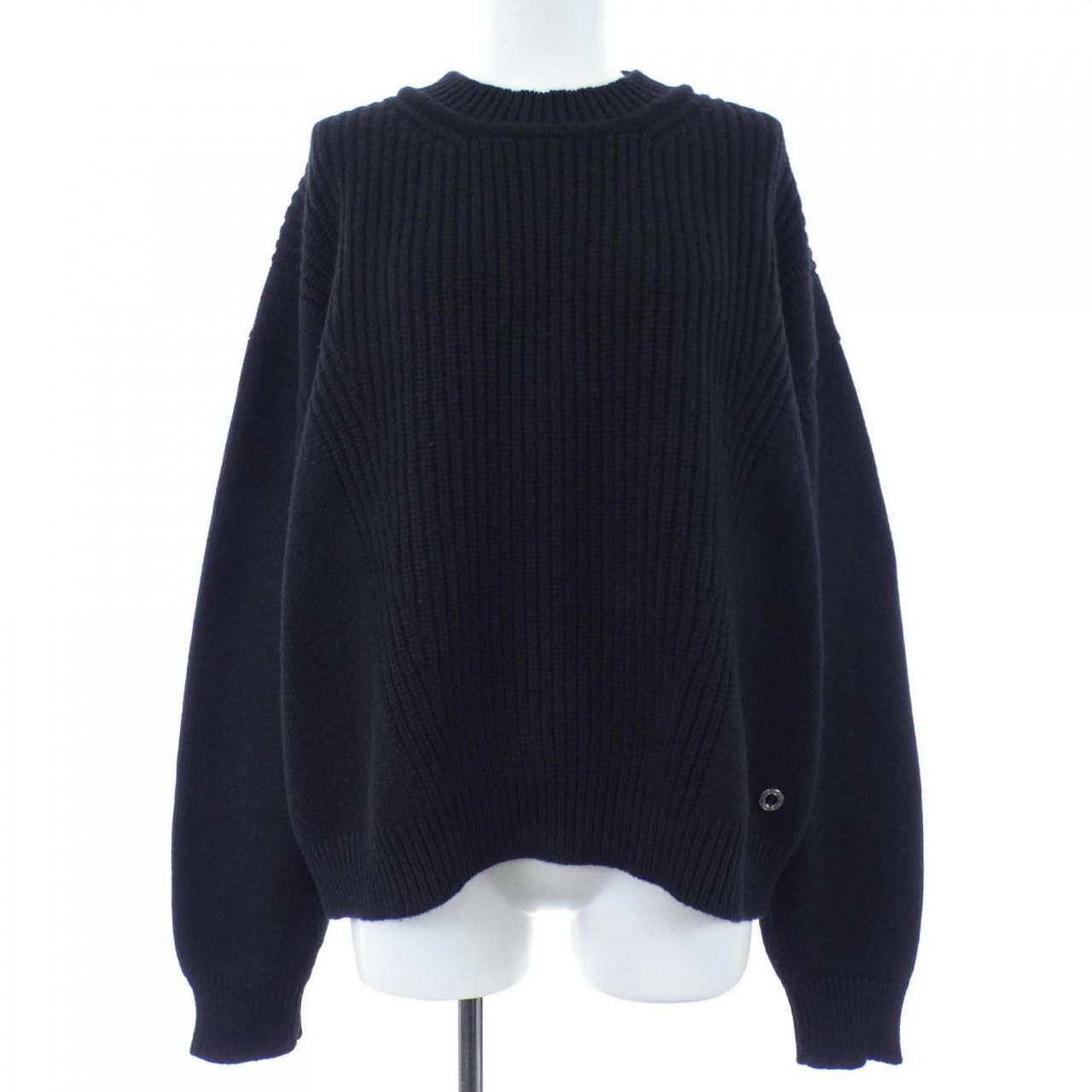 Hermes Hermes Hermes JerseyRib Cashmere Knit Textile Tops DUTY FREE for USA Size ONE SIZE - 1 Thumbnail