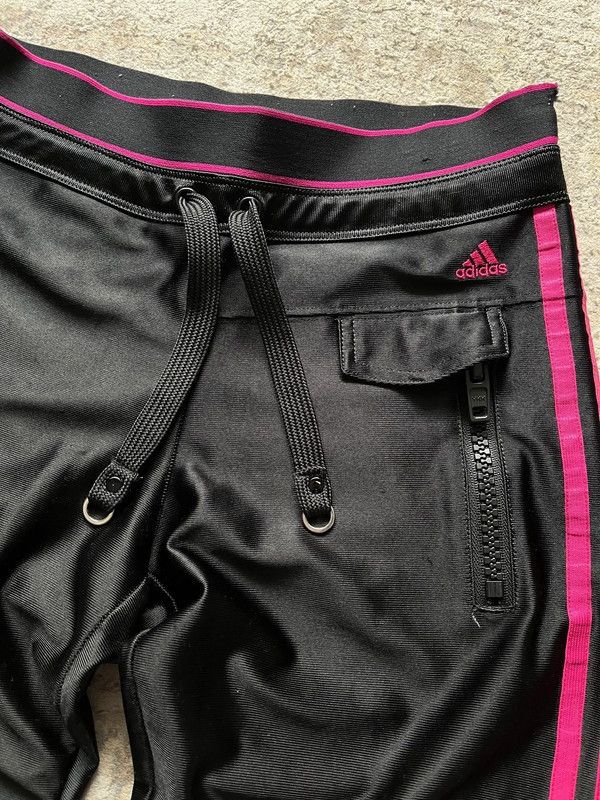 Adidas Adidas Track Pants Sz 8 / 36 / S Y2K 2009 Satin Skinny Size 27" / US 4 / IT 40 - 3 Thumbnail