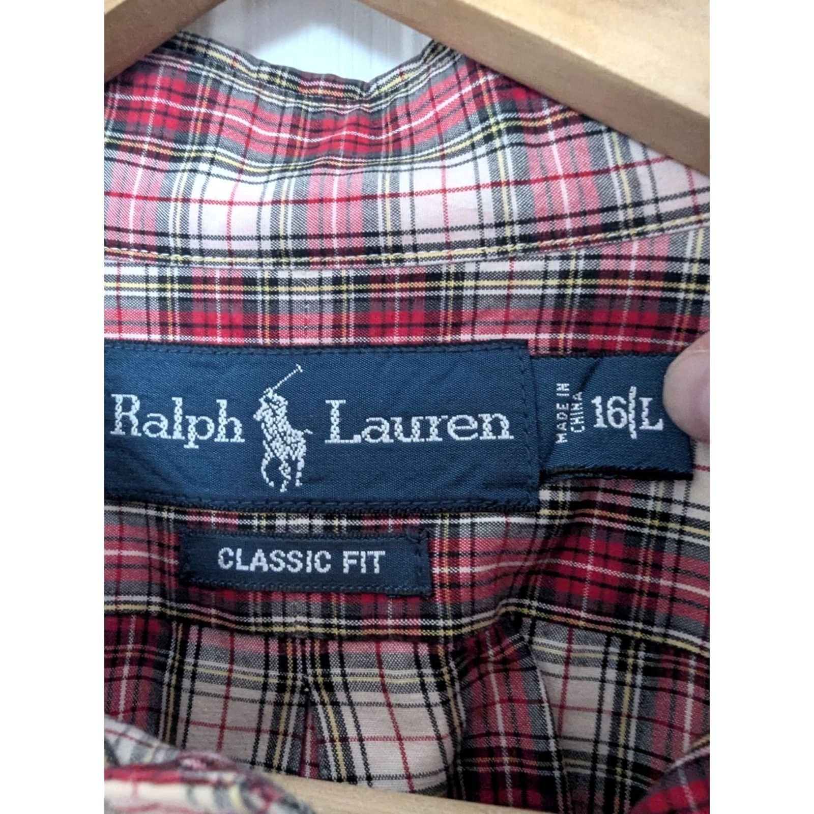 Ralph Lauren Ralph Lauren Long Sleeved Button Down Shirt Men's L Plaid Classic Fit Cotton Multicolor Button-Up Shirt Mens Size US L / EU 52-54 / 3 - 7 Thumbnail