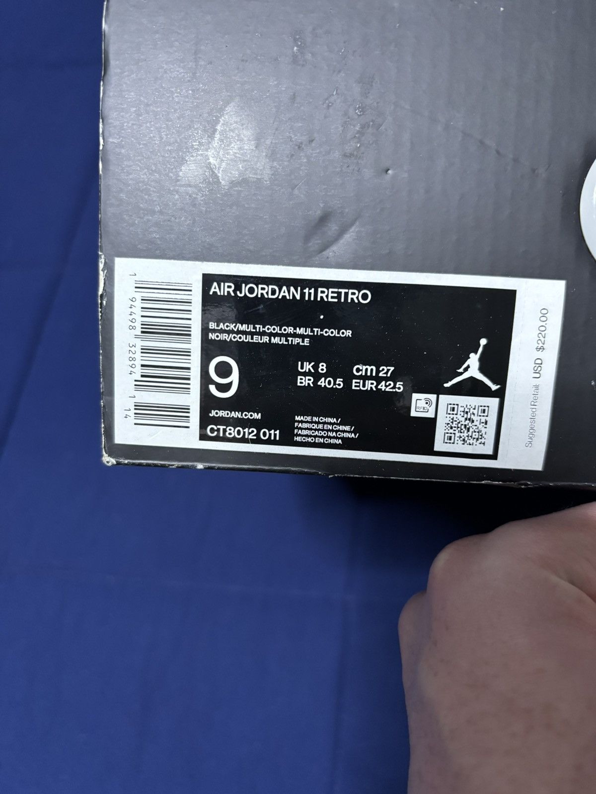 Jordan Brand Jordan 11 Retro High Jubilee/25th Anniversary 2020 Size 9 Size US 9 / EU 42 - 8 Thumbnail