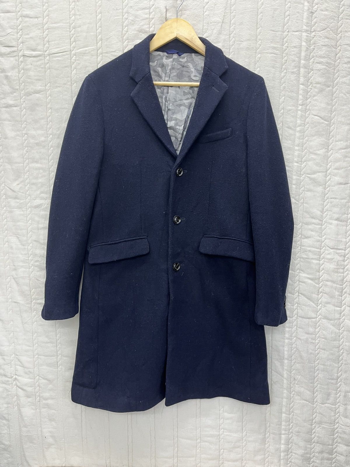 ABAHOUSE × Designer × Japanese Brand STEALS🔥ABAHOUSE WOOL LONG JACKET Size US S / EU 44-46 / 1 - 1 Thumbnail