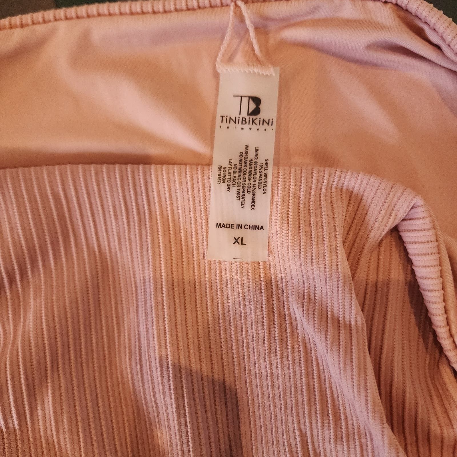 Unknown London New women's blush bikini set size XL Size XL / US 12-14 / IT 48-50 - 8 Thumbnail