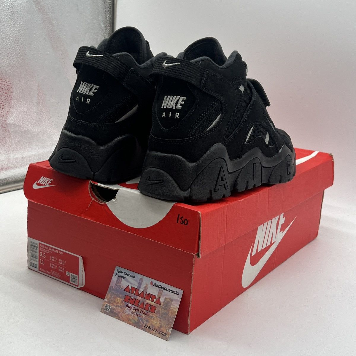 Nike Air barrage mid black Size US 9.5 / EU 42-43 - 5 Thumbnail