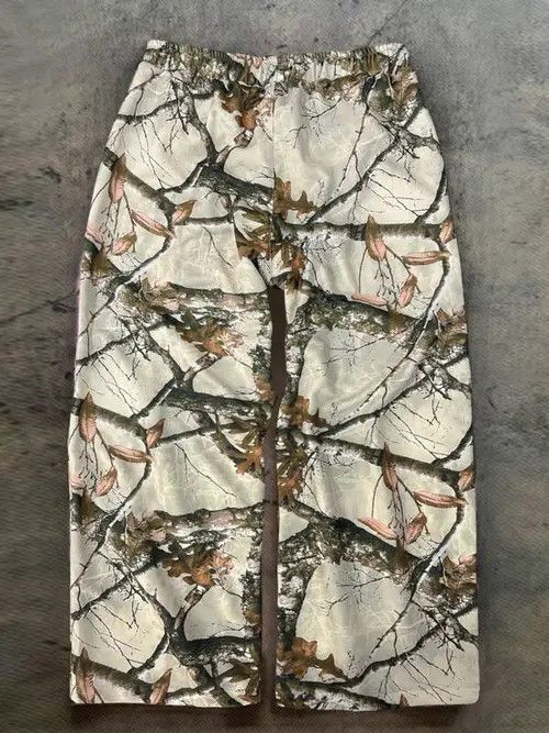 Japanese Brand Camo Cargo Baggy Casual Straight Leg Forest Sweatpants Size US 32 / EU 48 - 2 Thumbnail