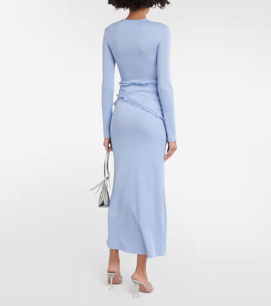 Christopher Esber o1mle0325 Carina Interlinked Long Skirt in Light Blue Size 25" / US 0 / IT 36 - 8 Thumbnail