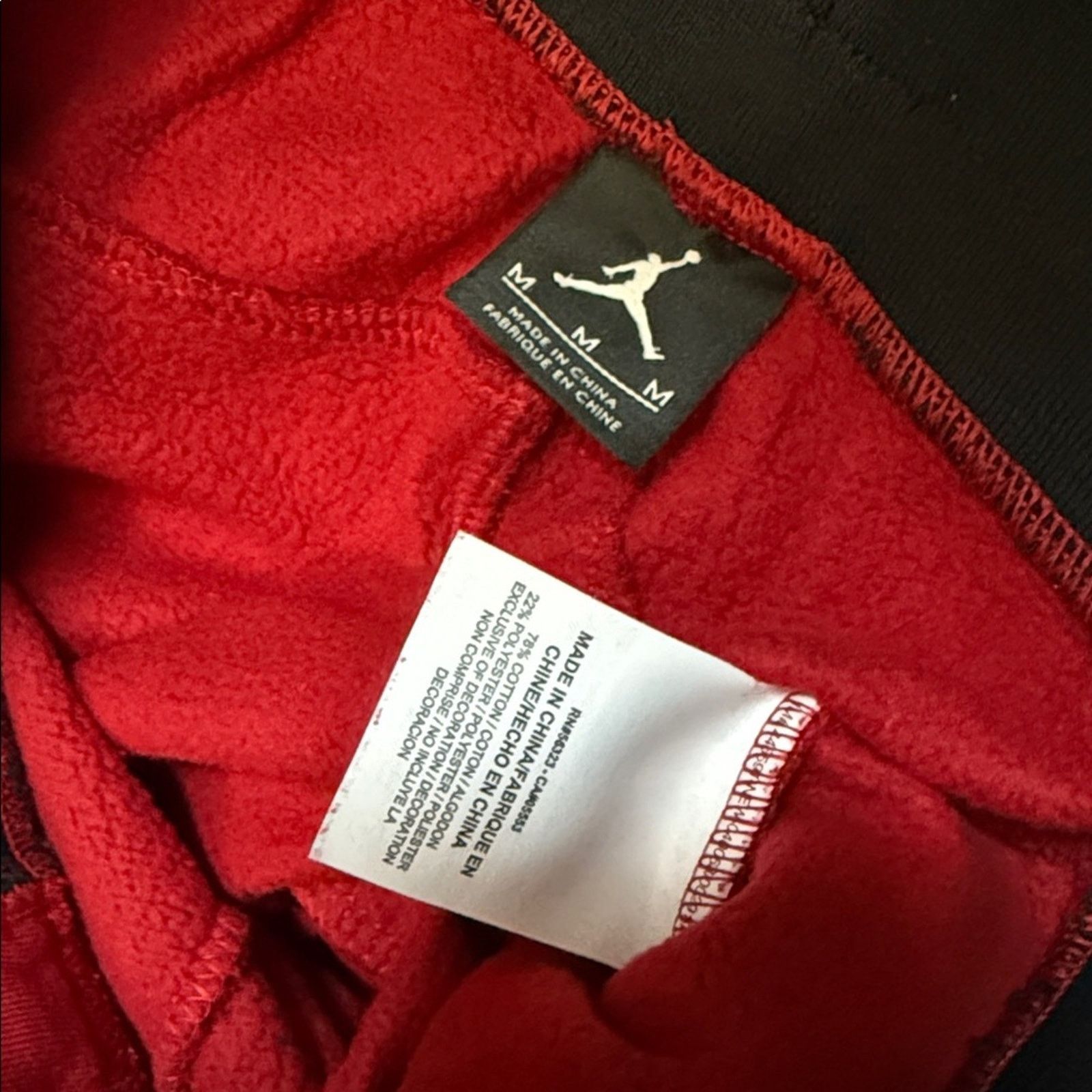 Jordan Brand Y2K Air Jordan Chicago Bred Hoodie Matching Set Sweatsuit Size US M / EU 48-50 / 2 - 5 Thumbnail