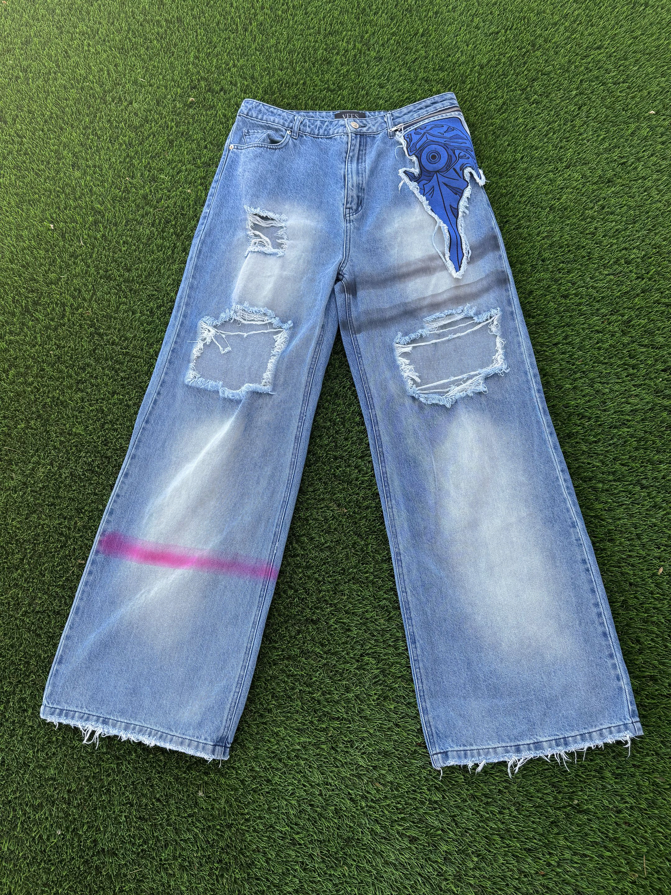 Other Wide Leg Baggy Jeans Size US 38 / EU 54 - 2 Thumbnail