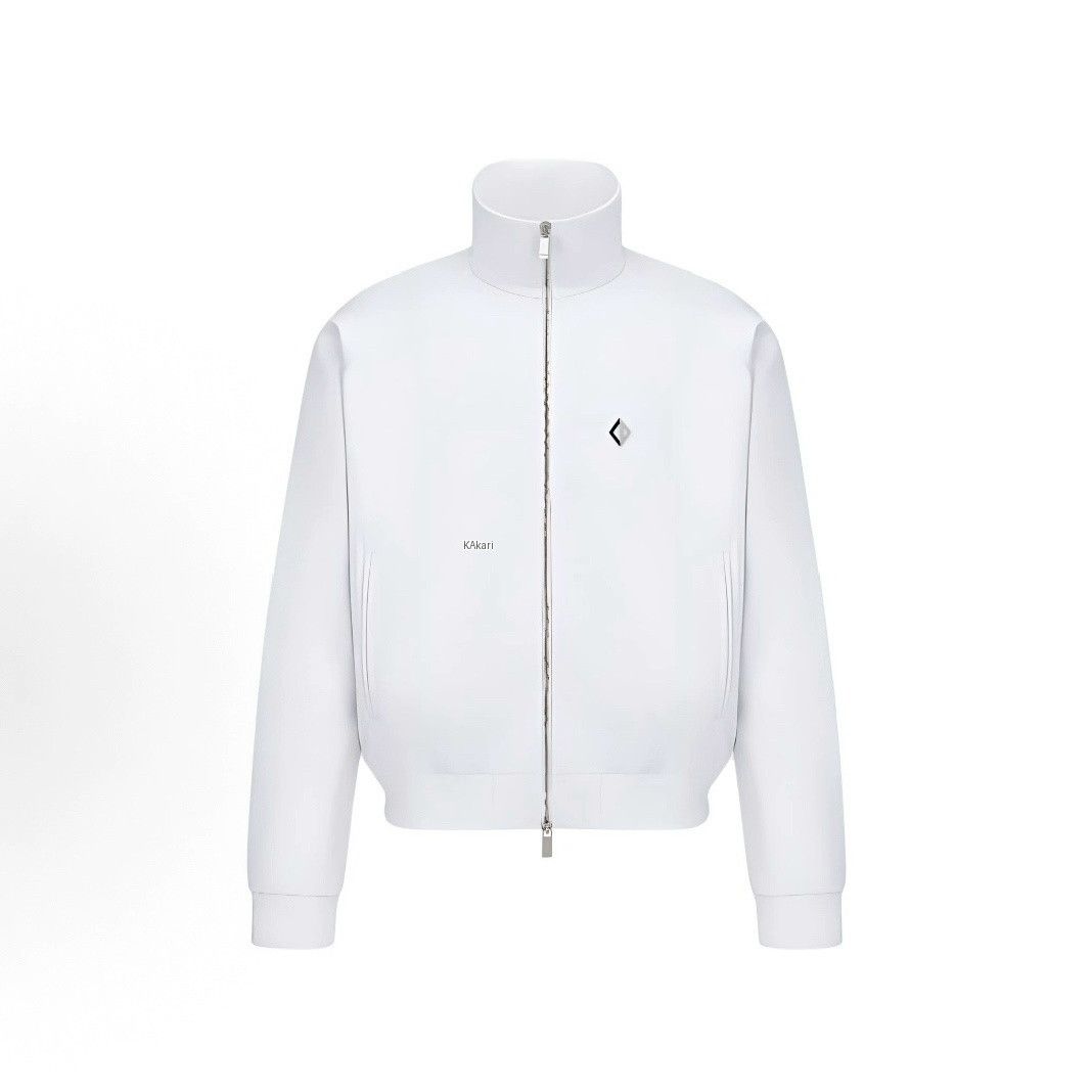 Dior Dior White CD Logo Zip Jacket Size US L / EU 52-54 / 3 - 7 Thumbnail
