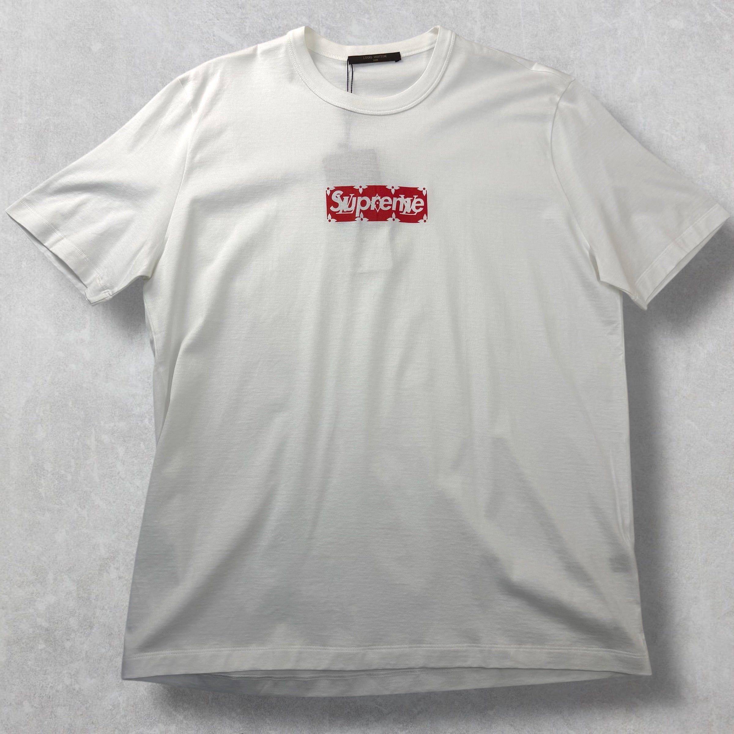 Louis Vuitton Louis Vuitton x Supreme Box Logo Tee XL Size US XL / EU 56 / 4 - 1 Thumbnail
