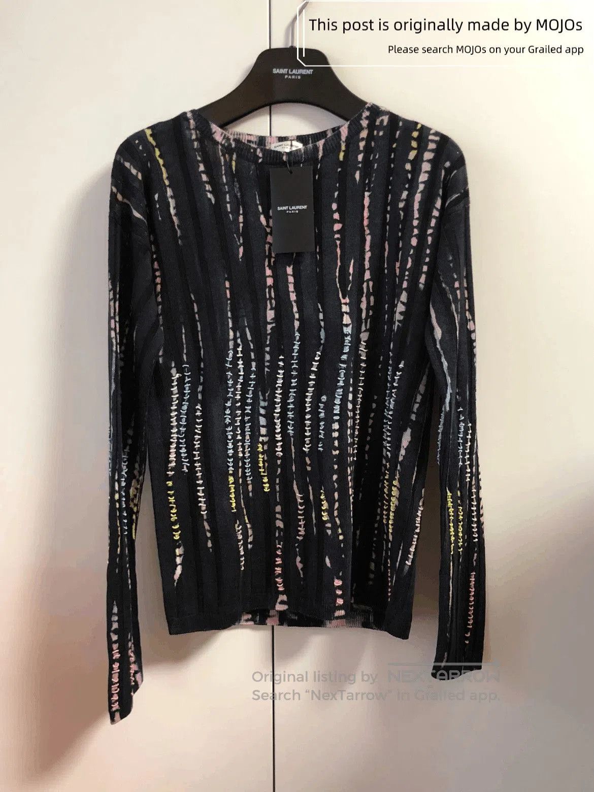 Saint Laurent Paris Saint Laurent Paris Joint Color Patches Stitch Knitwear. Size US XS / EU 42 / 0 - 1 Thumbnail