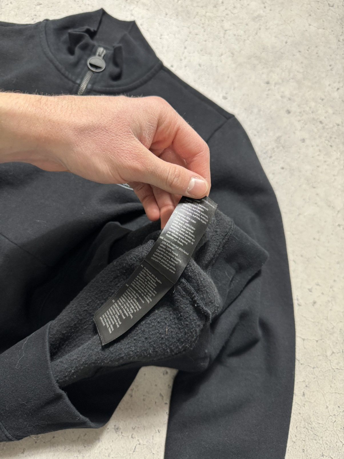 Barbour Barbour International 1/4 Zip Black Sweater Pullover Size M Size US M / EU 48-50 / 2 - 8 Thumbnail