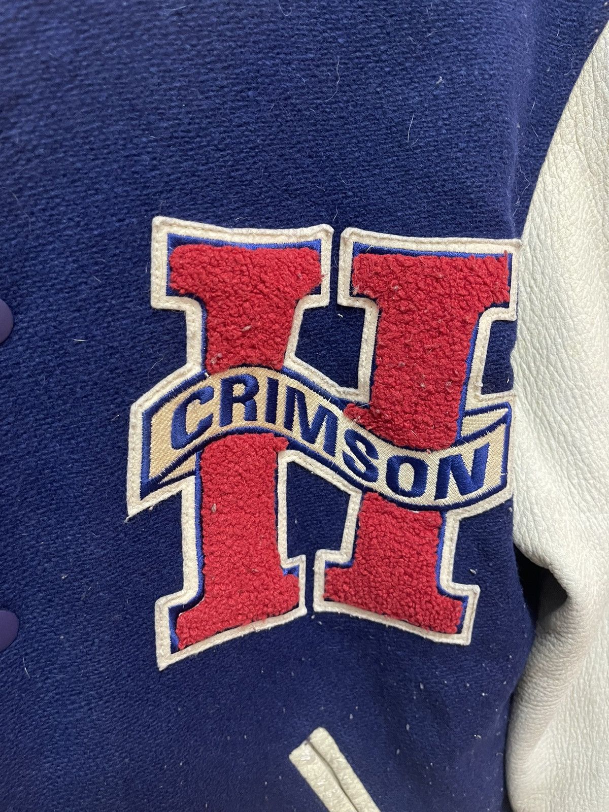 Vintage 🔥 VINTAGE HARVARD UNIVERSITY COLLEGE VARSITY LEATHER Size US M / EU 48-50 / 2 - 3 Thumbnail