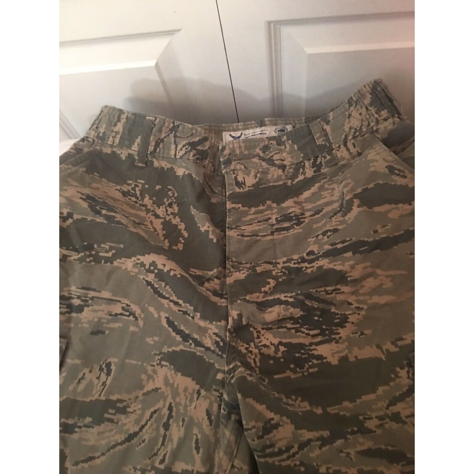 Other US Air Force 32R X 28 men utility trouser pant green camoufl Size US 32 / EU 48 - 1 Thumbnail