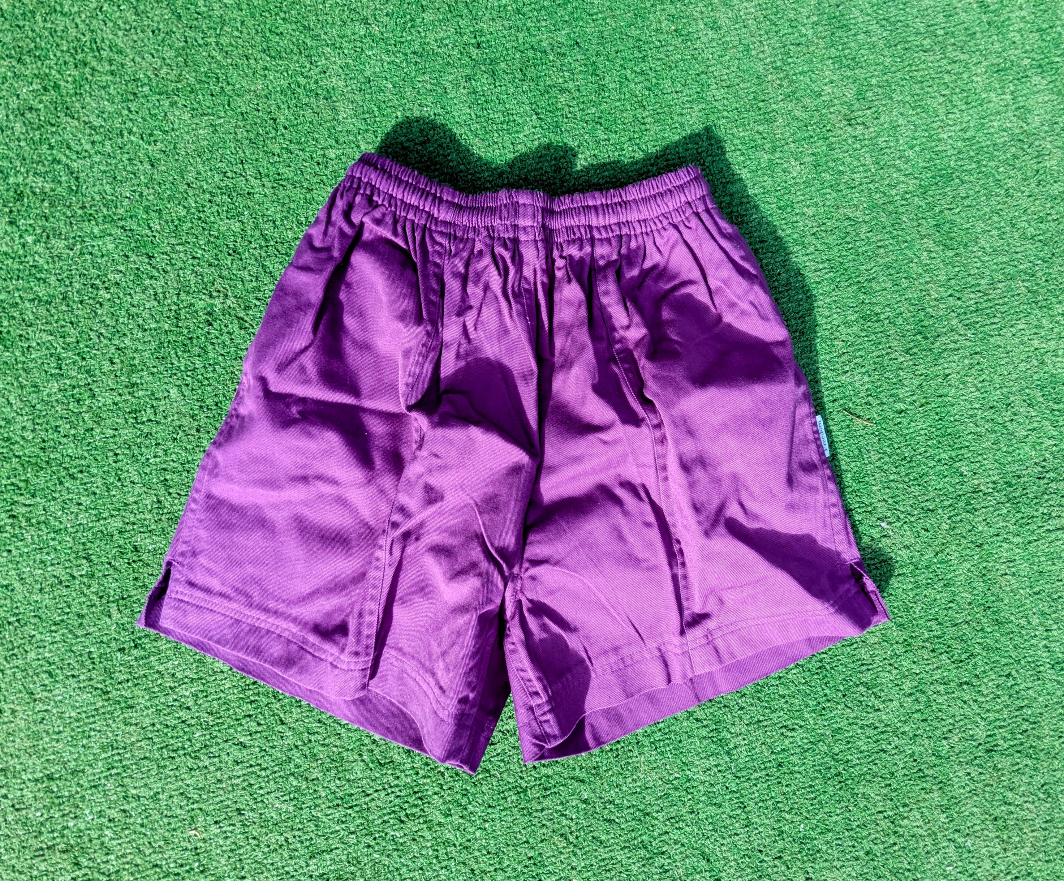 Other Vintage 1980s Purple Freedom Cotton Drawstring Sports Shorts Size 26" / US 2 / IT 38 - 1 Thumbnail