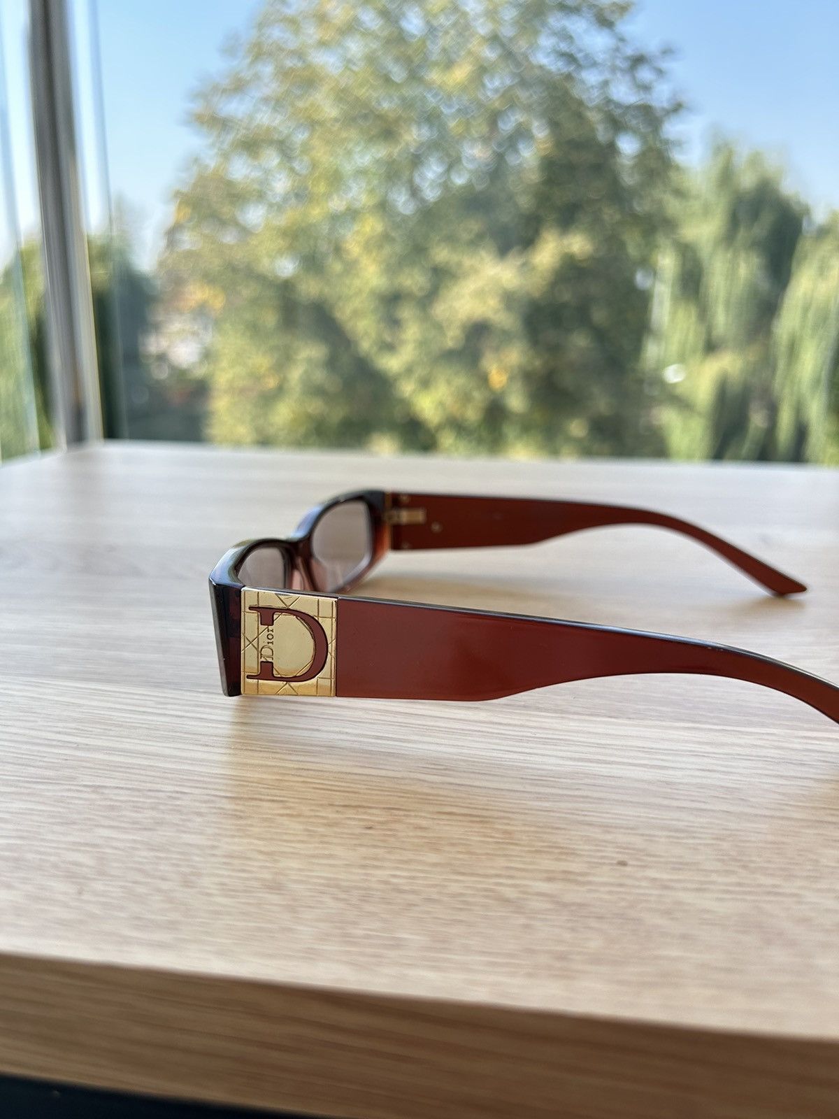 Dior × Vintage Christian Dior '00s Flat Glasses Size ONE SIZE - 6 Thumbnail