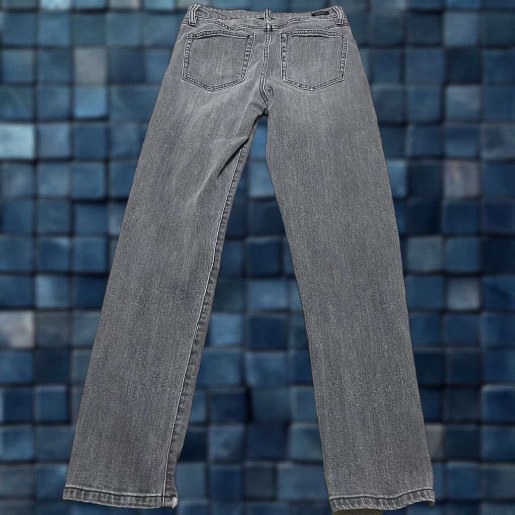 Denime Liverpool Jeans Womens 4 Gray Distressed Stretch Mid Rise Ankle Denim Shirt? Size 27" / US 4 / IT 40 - 1 Thumbnail