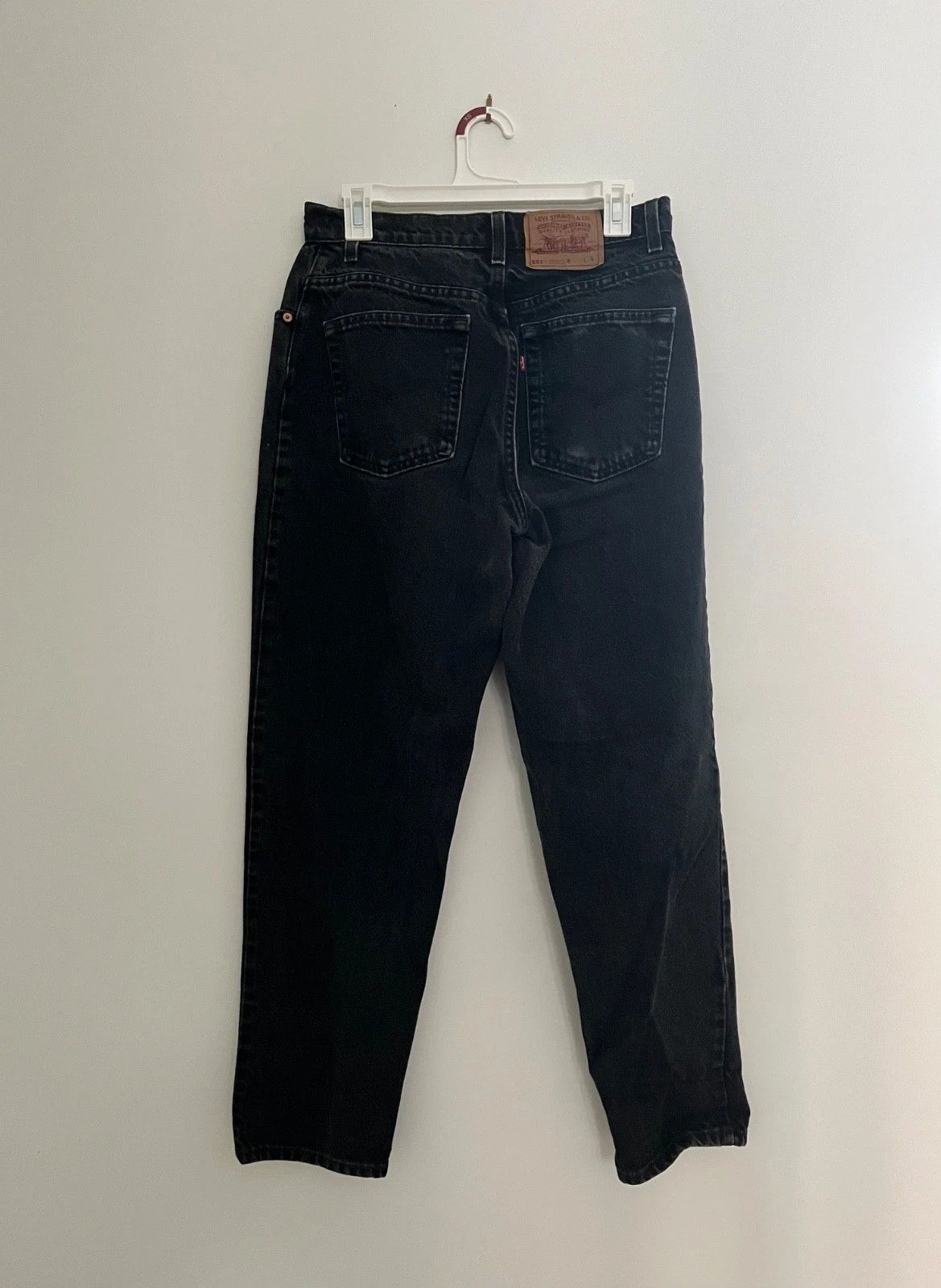 Levi's Vintage Clothing Vintage Levi's Jeans 12 S Black Tapered 551 Made in USA 90s Size 34" / US 12 / IT 48 - 3 Thumbnail