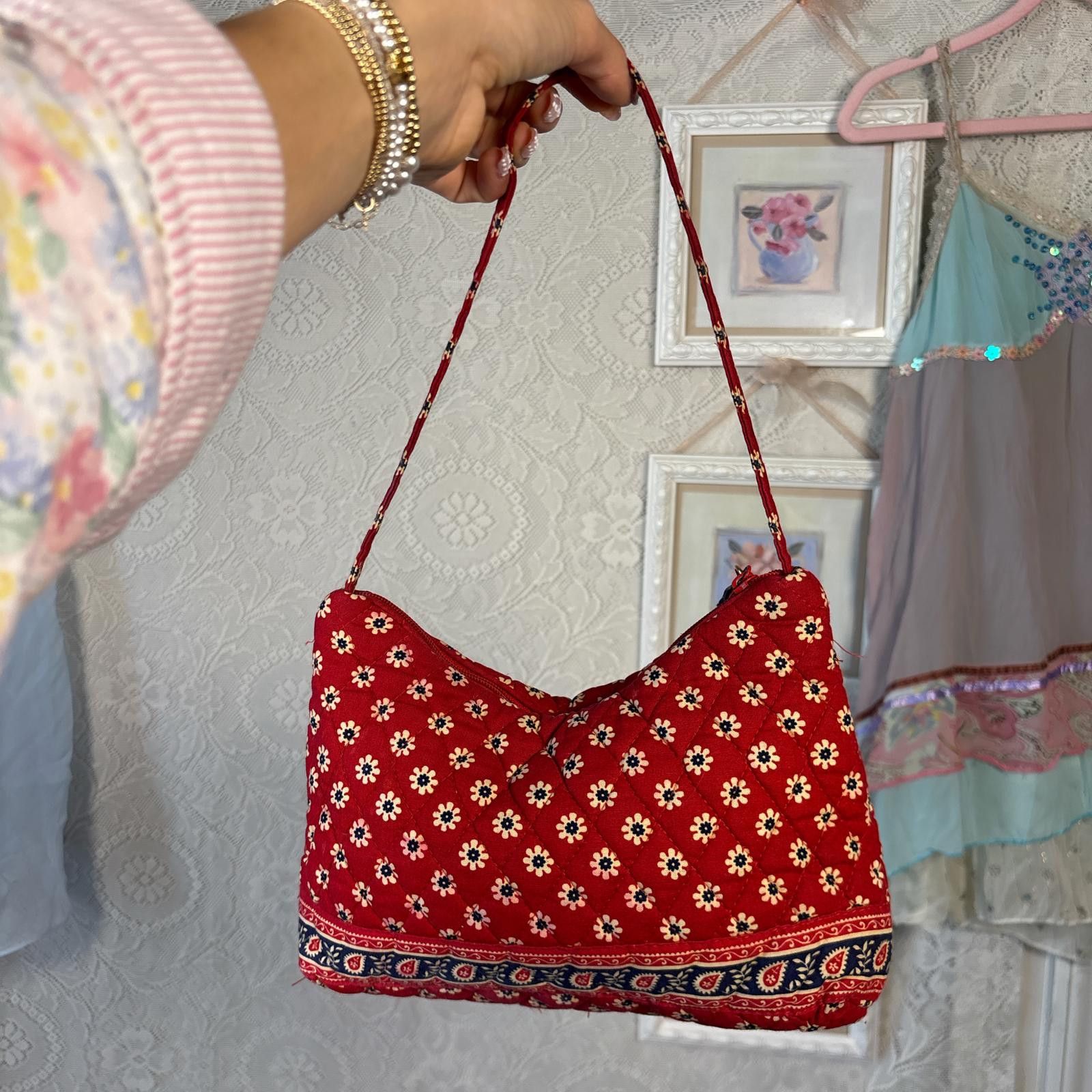 Other vintage red quilted vera bradley purse Size ONE SIZE - 6 Thumbnail