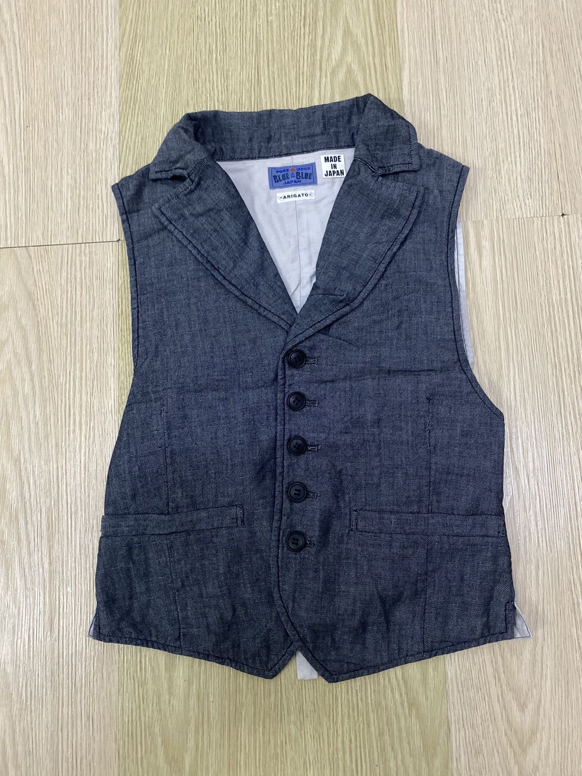 Blue Blue Japan × Indigo × Vintage Vintage Blue Blue Japan Indigo vest Size US S / EU 44-46 / 1 - 1 Thumbnail