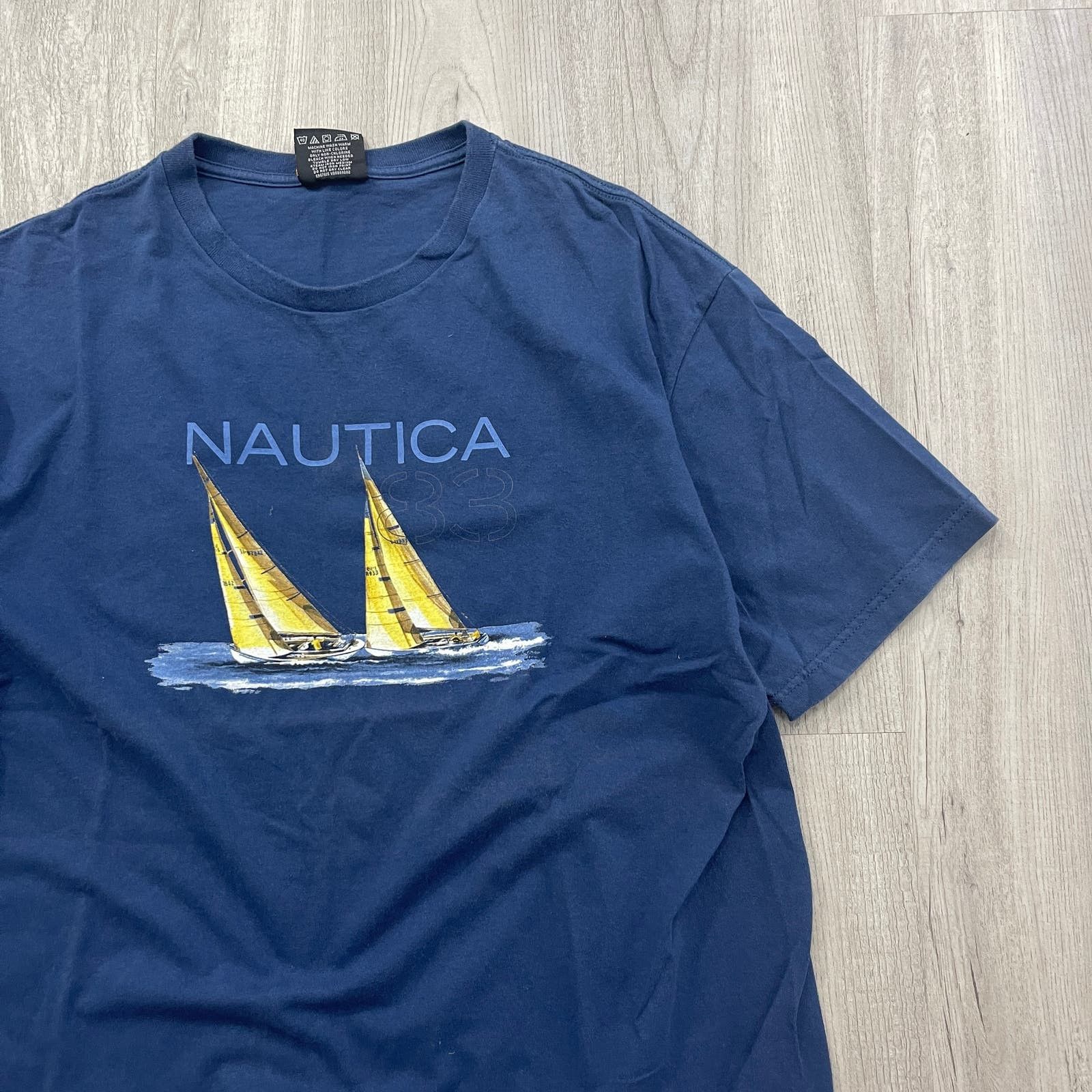 Nautica VINTAGE 90s Nautica Competition Sailing Boat Shirt Large Size US XL / EU 56 / 4 - 2 Preview
