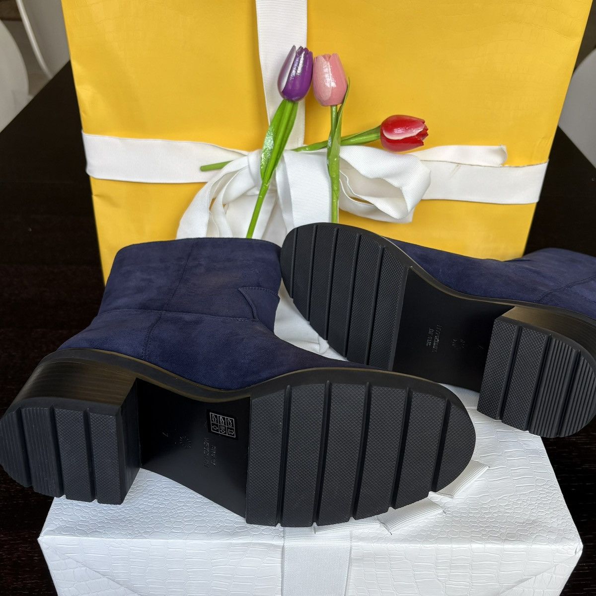Stuart Weitzman Boulevard Moto Bootie Size US 7 / IT 37 - 4 Thumbnail