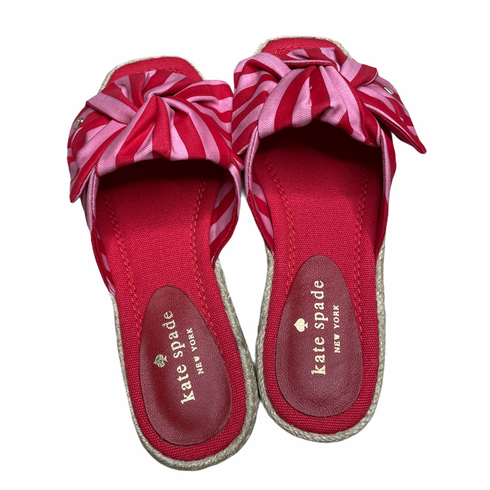 Kate Spade Kate Spade Caliana Stripe Slide Sandal Canvas Size 6 Size US 6 / EU 39 - 2 Thumbnail