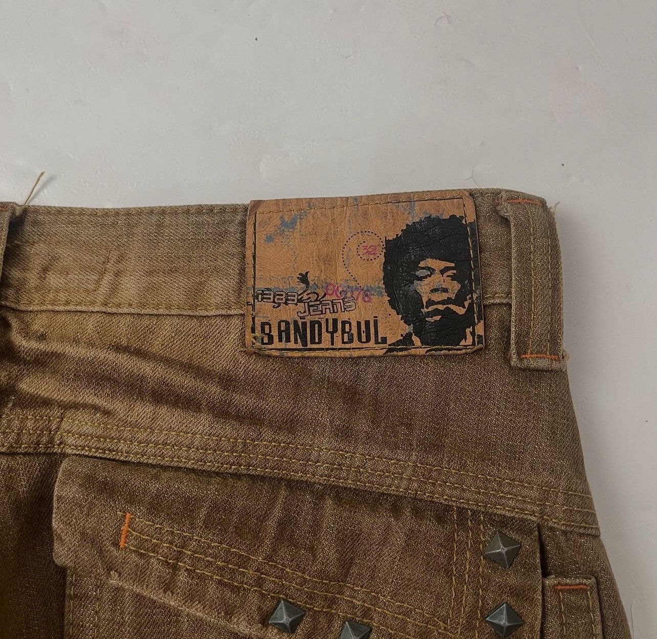 Hysteric Glamour × Jimi Hendrix × Vintage Vintage bandybull jimi hendrix Size US 31 - 8 Thumbnail