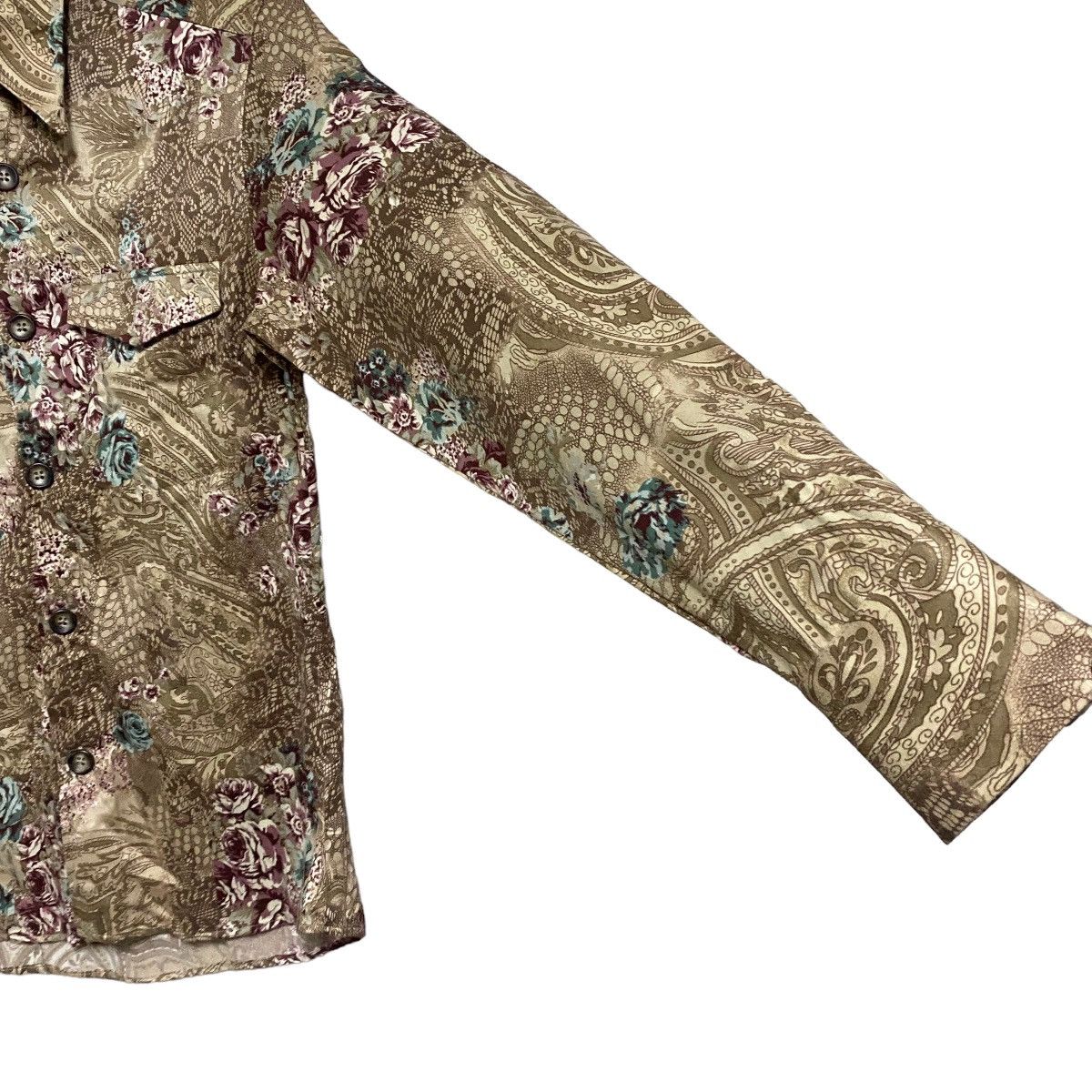Tornado Mart Tornado Mart Japan Paisley Shirt Button Up Retro Collar Size US S / EU 44-46 / 1 - 6 Thumbnail