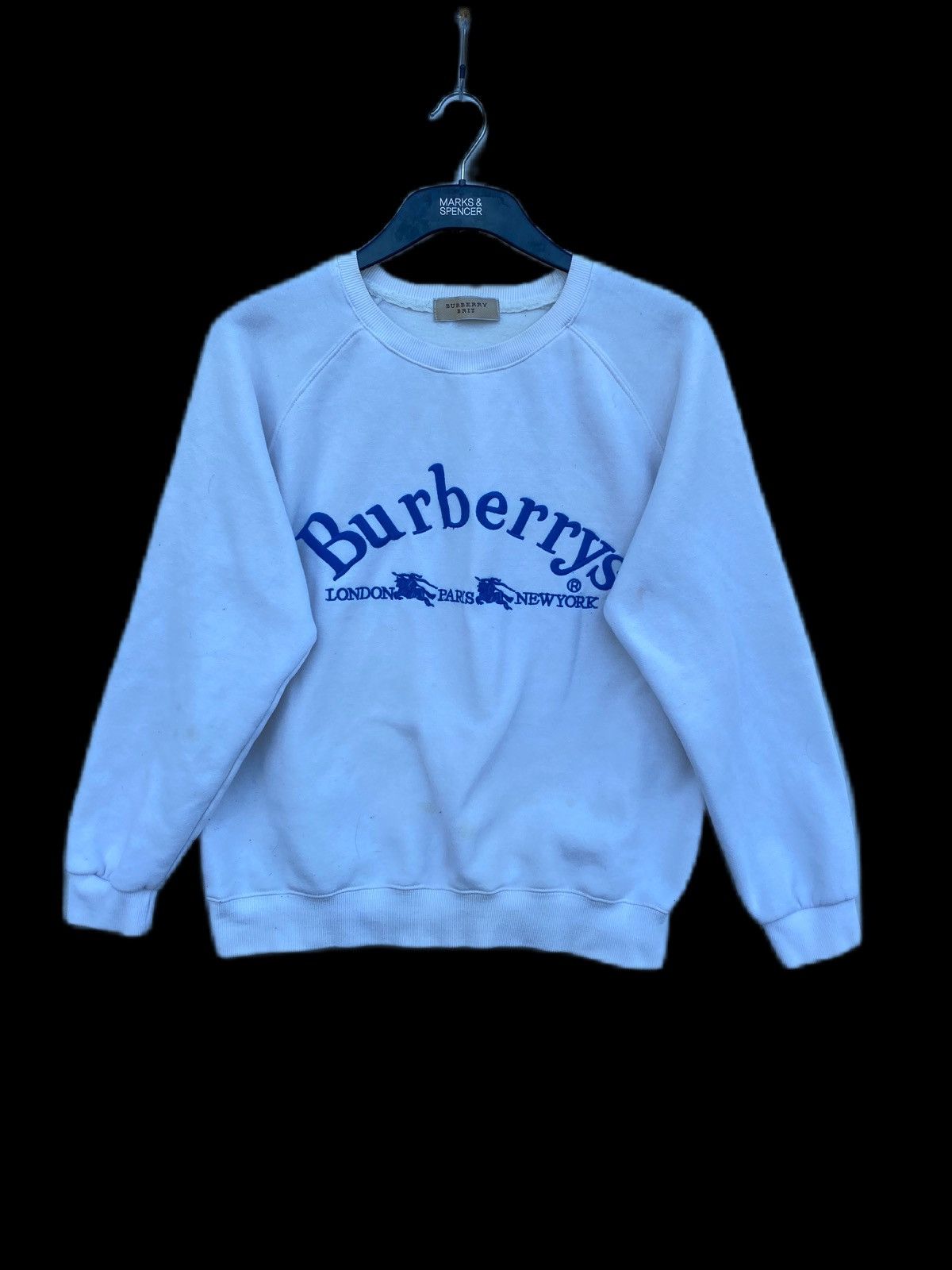 Burberry × Burberry Prorsum BURBERRYS SWEATSHIRT SPELL OUT WIT LOGO MADE IN SCOTLAND Size US M / EU 48-50 / 2 - 1 Thumbnail