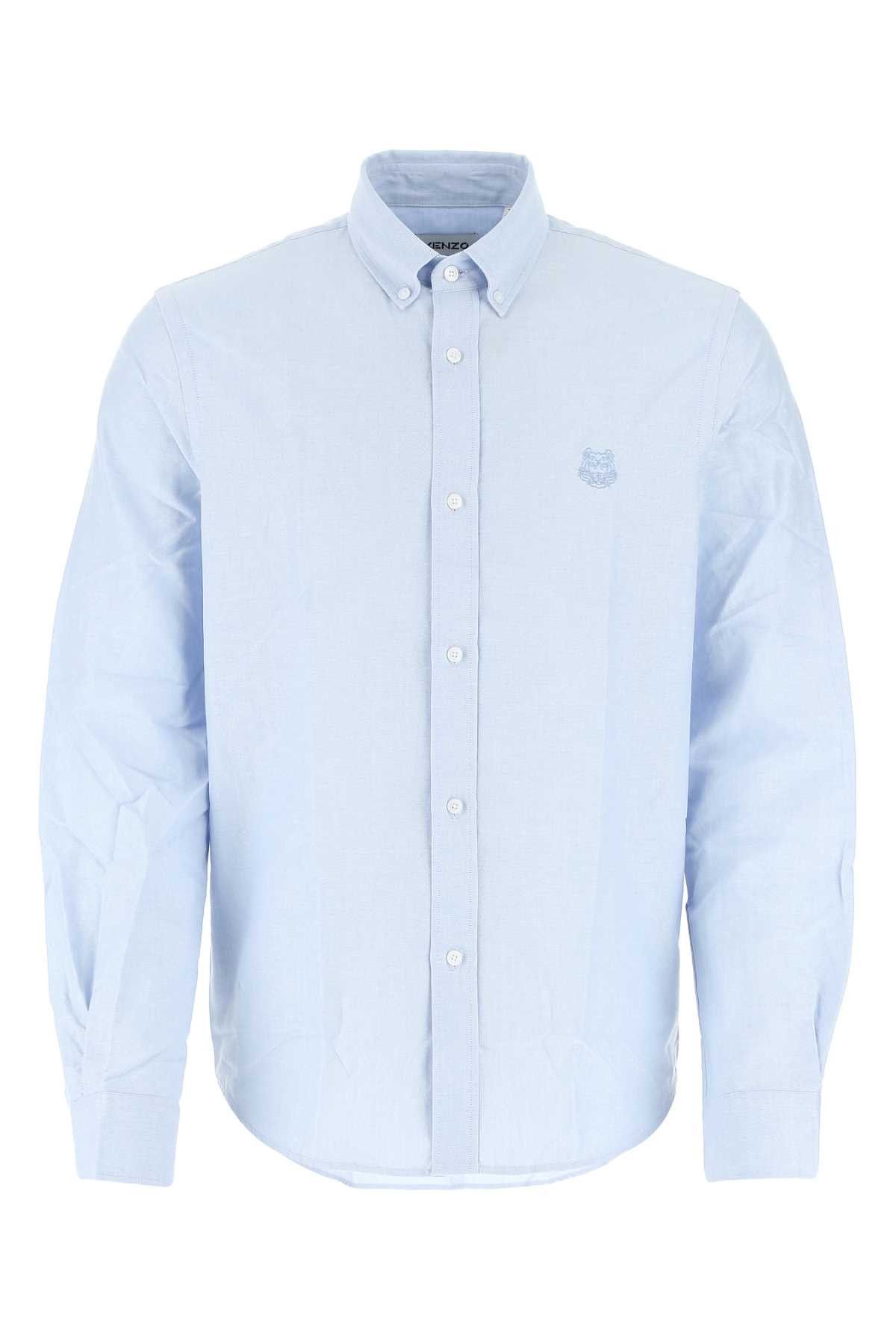 シャツ Kenzo Pastel Light Blue Cotton Shirt Kenzo Pastel Light Blue Cotton Shirt | Grailed