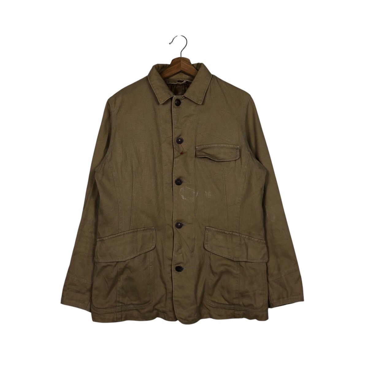Japanese Brand 📌Vintage Unknown Brand Chore Worker Jacket Issey Miyake Size US M / EU 48-50 / 2 - 2 Thumbnail