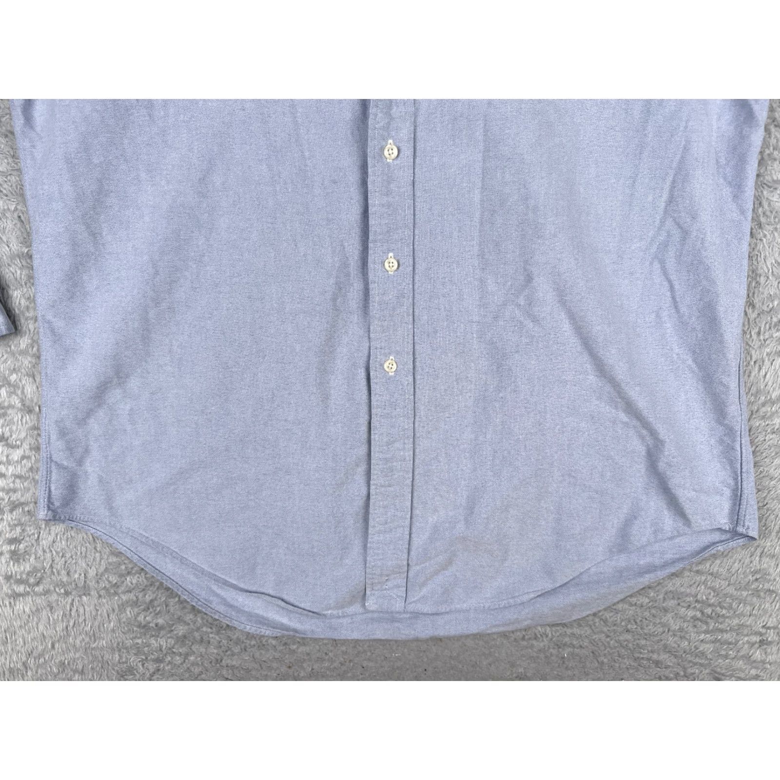 Polo Ralph Lauren VINTAGE Polo Ralph Lauren Men’s Shirt Long Sleeve Cotton Blue 16.5 Casual Fall Winter Size US L / EU 52-54 / 3 - 7 Thumbnail